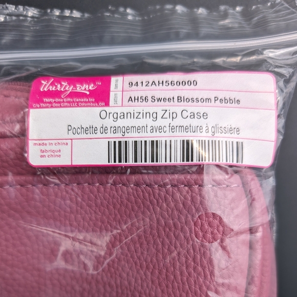 Organizing Zip Case in Sweet Blossom Pebble by Thirty-one - Picture 5 of 5